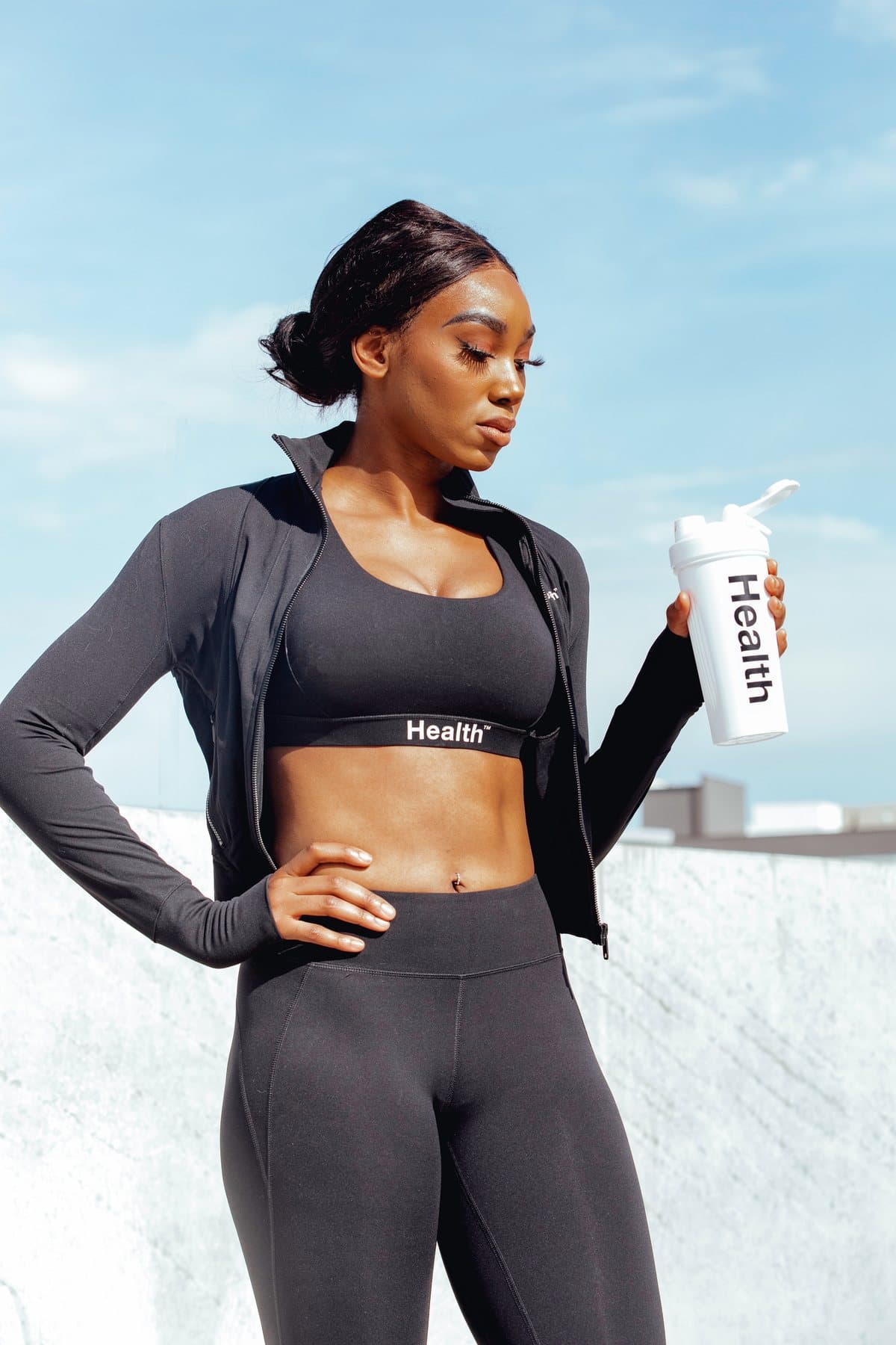 Health® activewear campaign look 1
